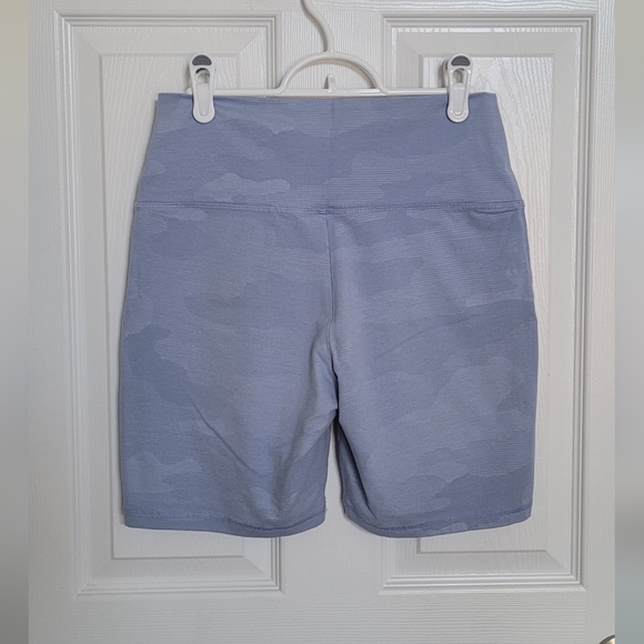 Aerie Blue Biker Shorts - Picture 2 of 9